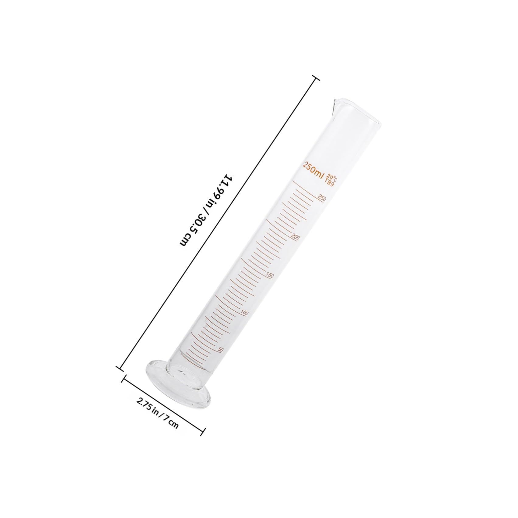 CRAFTHROU Set di 9 Pezzi di Vetro per Laboratorio Pallone Conico e Bicchiere Graduato da 50ml a 250ml Scala Facile da Leggere senza Perdite per Educazione e Cucina