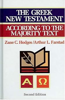 Hardcover The Greek New Testament According to Majority Text (English and Greek Edition) Book