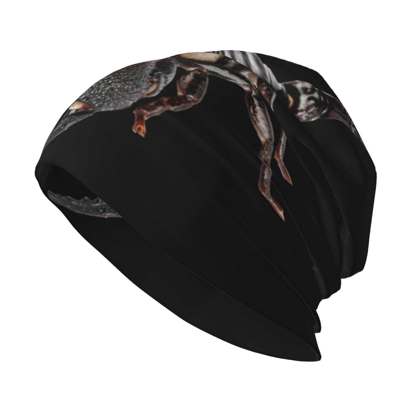 SAINVScorpion Adult Fashion Knitted Elastic Beanie Hat Sweat Absorbing Unisex Four Seasons Outdoor Sports Home