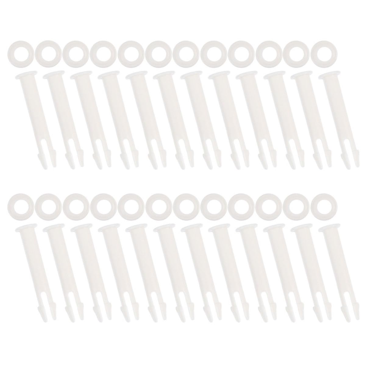 Happyyami 48piezas Conector De Plástico para Marco De Piscina Desmontable Repuesto De Pin para Accesorios De Instalación Sin Herramientas