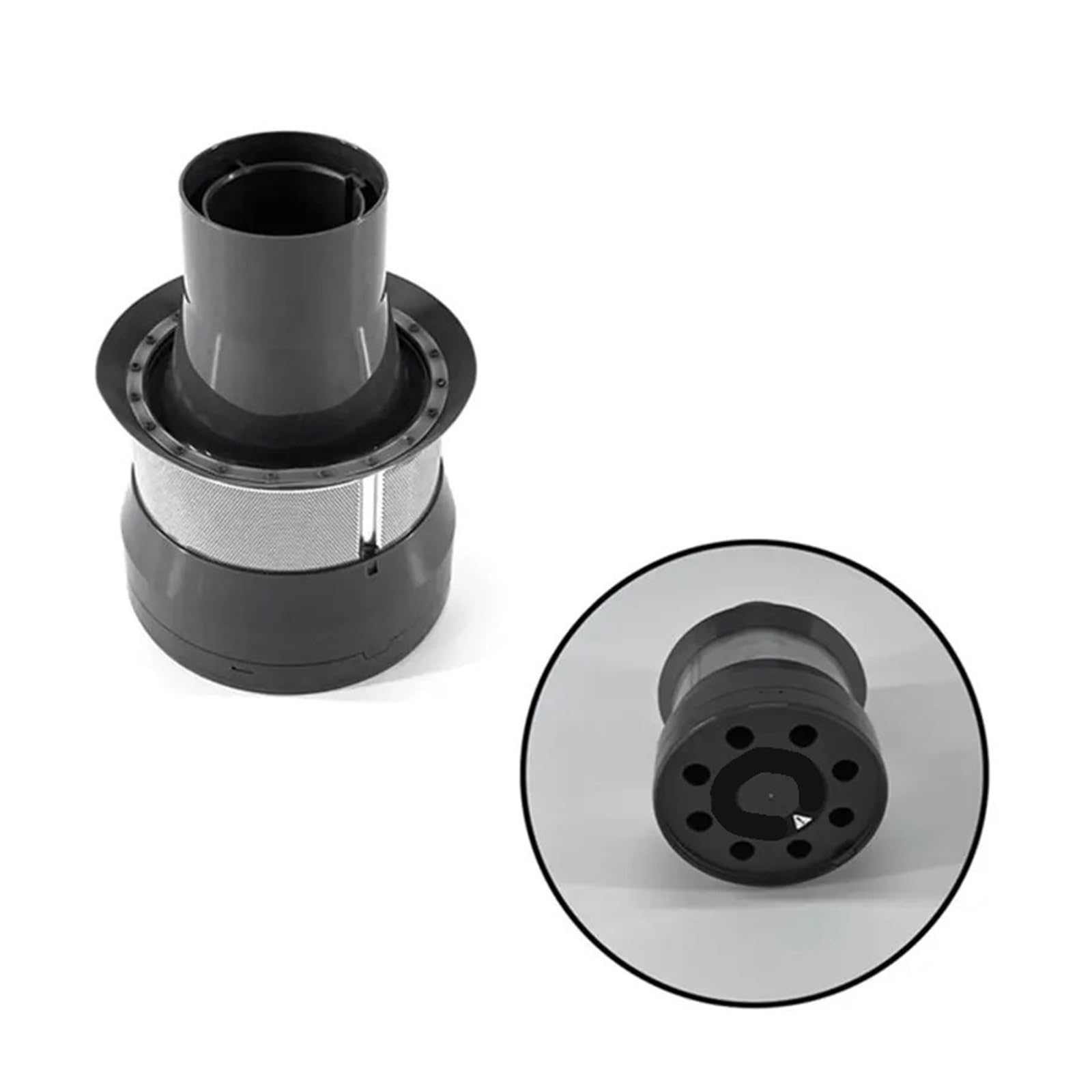 Filtro ciclónico de depósito, Compatible con Dreame, V10 | Accesorio de caja colectora multicono, plástico ABS, gris oscuro