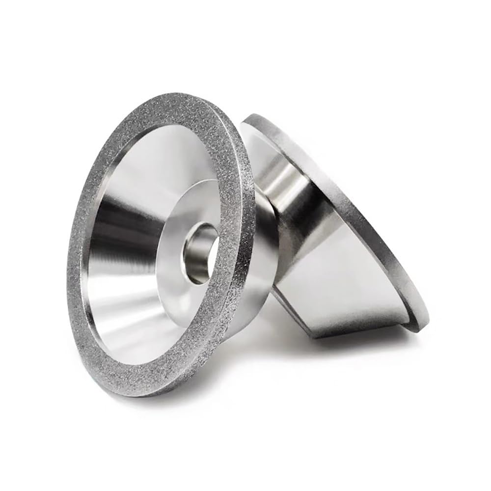 Muela Abrasiva De Copa De Diamante De 100 Mm Con Orificio De 20 Mm for Molienda De Superficie De Molde De Cerámica De Vidrio De Acero De Alta Velocidad De Carburo Cementado (1 PC)(Grit 600)
