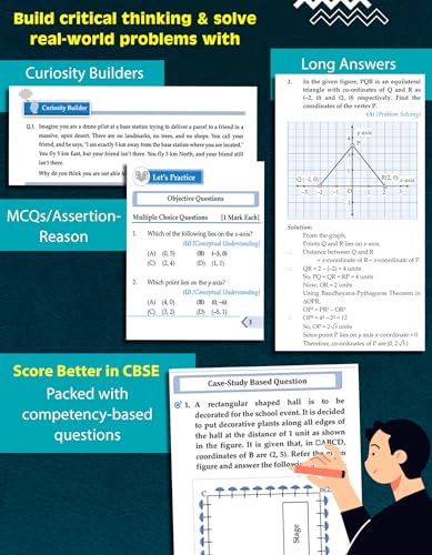 Image of CBSE Class 9 Maths Notes Book | Based on New NCERT Textbook GANITA MANJARI for 2026-27 | Competency-Based Questions, Bloom's Taxonomy, Experiential Learning & Sustainable Development Goals