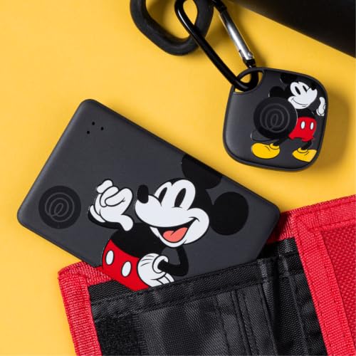 Miniatura 6 de Life360 x Disney Tile - Starter Pack - Localizadores Bluetooth para Llaves, Carteras y Mucho más. Compatible con iOS y Android.Paquete de 2 (Tile Negro/Slim) - Mickey