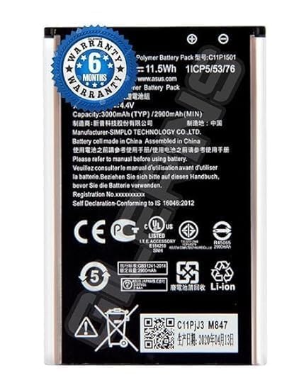Image of Original C11P1501 Battery for ASUS Zenfone 2 Laser 5.5 inch /6 inch Selfie ZE550KL ZE601KL Z00LD Z011D ZD551KL Z00UD Battery with 6 Month Warranty**** (C11P1501)