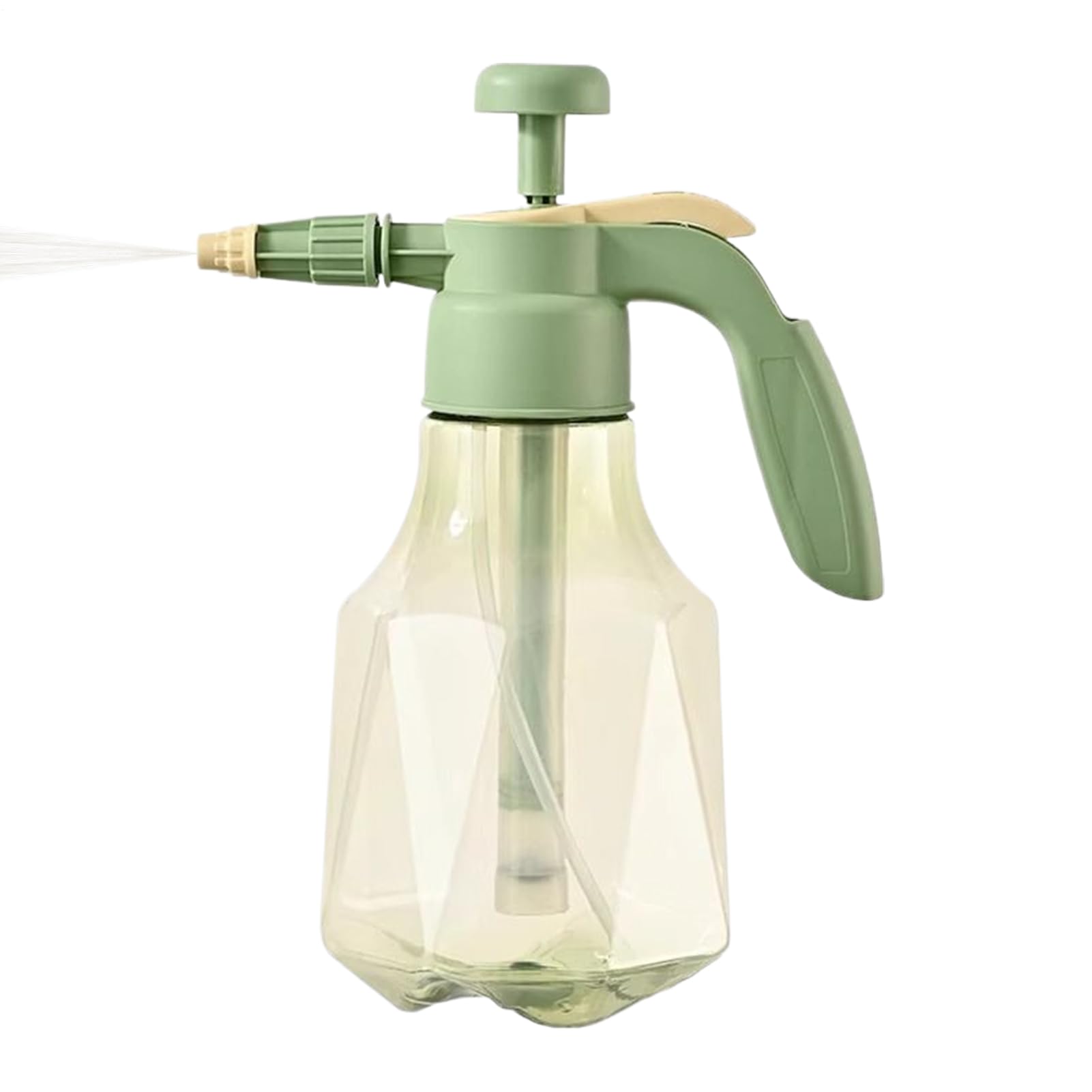 Pulvérisateur à pompe à main 1,5 L anti-fuite buse réglable pour l'intérieur et l'extérieur