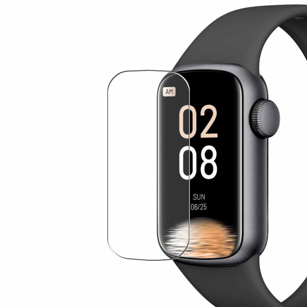 Puccy 3 Pack Screen Protector, compatible with IMFRCHCS B6 1.47"" smartwatch Smart Watch TPU Film Guard （ Not Tempered Glass Protectors）, Transparent