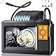 Endoskopkamera mit Licht Ferdiiz, 1080P HD Inspektionskamera mit 4,3-Zoll-IPS-Bildschirm, IP67 wasserdichte Rohrkamera, 8 Einstellbare LED-Kanalkamera - 10M