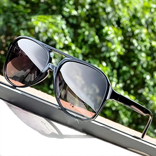Vintage Pilot Sunglasses Women Men Oversize Anti-Glare Driver Retro Sunglasses Female Shades Lady UV4003