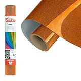 Siser Twinkle Orange, 30cm x 0,5m Thermotransfer-Vinyl Reflective Glitter für die individuelle Gestaltung von Stoffen, Kleidung und Accessoires, Bastelartikel, leicht zu schneiden