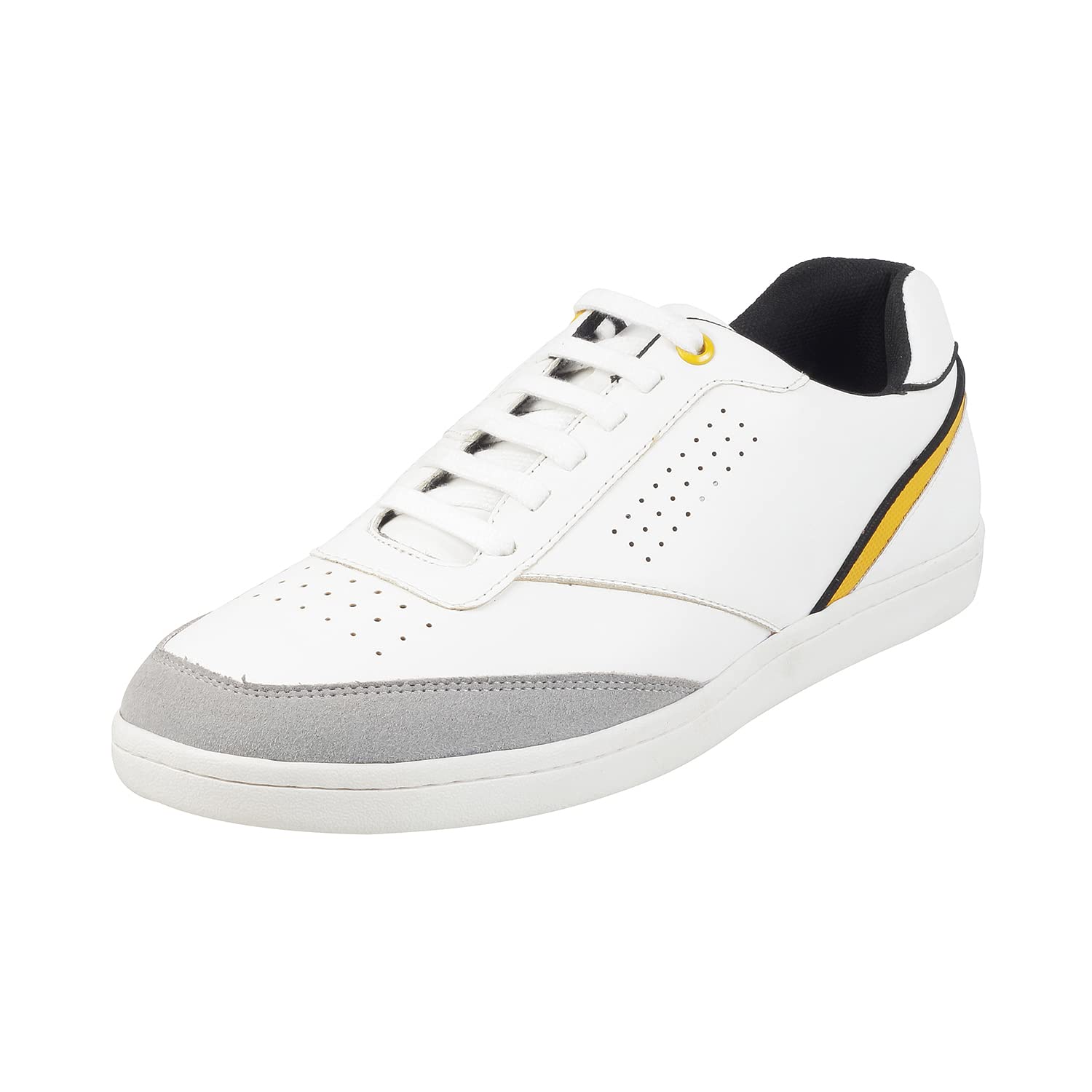 Mochi Mens White Comfortable Athliesure Active Casual Fashionable Sneakers UK/9 EU/43 (71-8633) (B0B39BV9WT) Amazon Price History, Amazon Price Tracker
