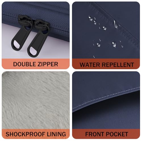 Image of HoYiXi Universal Sleeve Bag for 7-8 inch Tablet Fire HD 8 /Fire HD 8 Plus Compatible iPad mini (6th Gen) 8.3 inch 2021, iPad mini 5 /4 /3 /2 /1, Tab A8, 7 inch-8 inch inch Android Tablet Sleeve Case -Blue