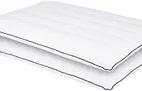MINUPWELL 2 pacotes de travesseiros ultrafinos, travesseiros planos para dormir finos com suporte de altura 7D de 6,3 cm, travesseiros de cama finos para dormir de estômago, travesseiro de perfil