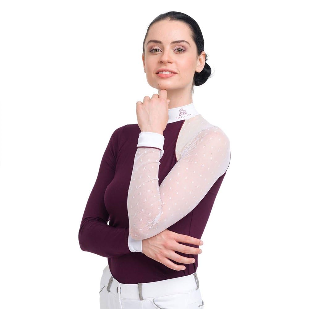CAVALLIERA Modern Dame Woman Long Sleeve T-Shirt XL
