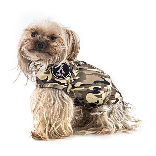 TT.WALK Hunde-Weste zur Linderung von Angstzuständen, weich, bequem, für Reisen, Feuerwerk, Tierarztbesuche, Trennung XS / M / L / XL / XS / S / S / M / L / XL / S / Camouflage Cover