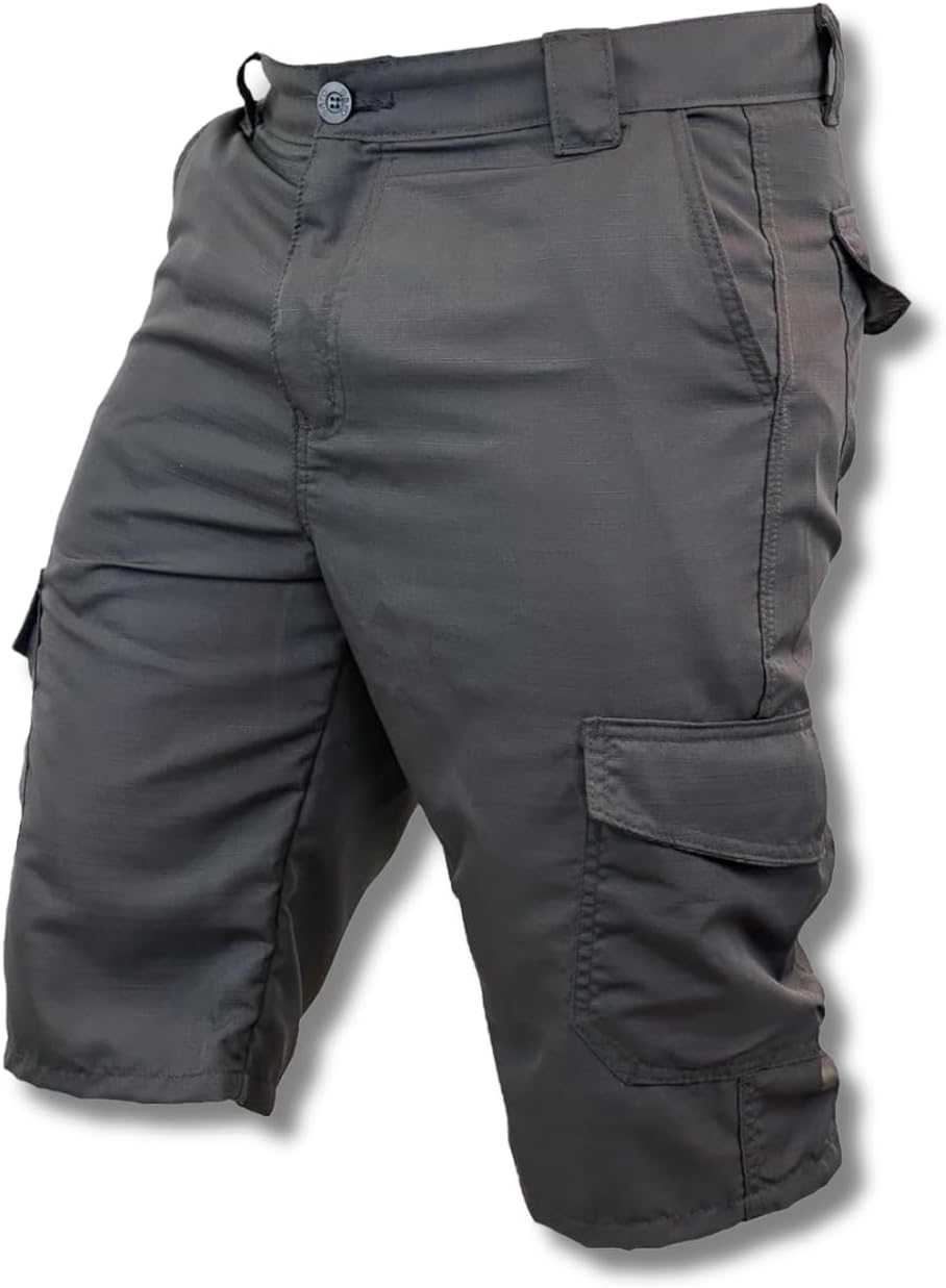 Bermuda Tática Safo Militar, Poly RipStop, UV50+, 6 Bolsos, Secagem Rápida, para Trekking e Atividades Outdoor