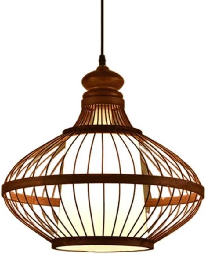 Lustre style japonais en bambou tissé main de haute qualité
