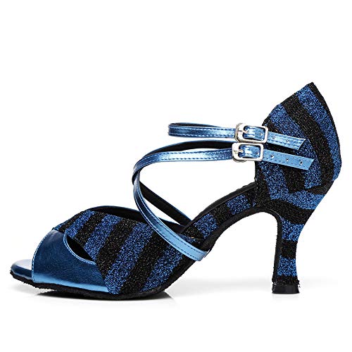 HROYL Scarpe da Ballo da Donna Tacchi da Ballo