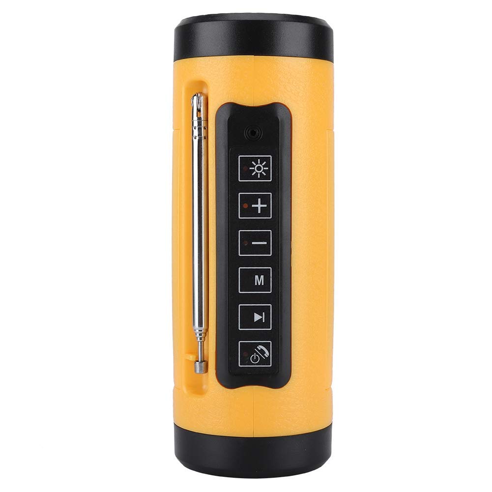 FACAZ Multi-Functional Bluetooth Stereo Soundbar Speaker, Portable Bluetooth Speaker with 16 Core Dual Magnetic Stereo Speaker for Laptop PC TV Projector, for MP3 U Disk TF Card(Orange)