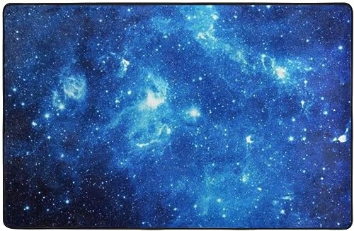 NiYoung Blue Galaxy Area Rug, Bedroom Living Room Kitchen Rug, Doormat...