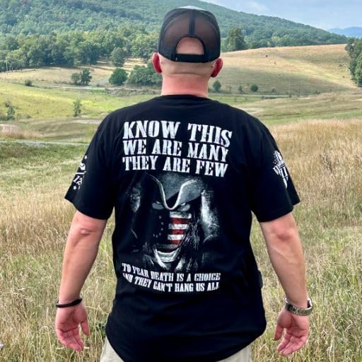 Miniatura 7 de Camiseta de tributo patriótico Can't Hang Us All Camisa de apoyo veterano del orgullo americano Ropa militar 100% algodón