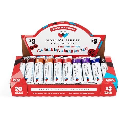 World's Finest® Chocolate - 20 Candy Bar - Fundraising Chocolate Variety Pack