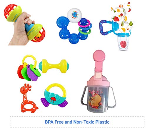 Image of 27 Pieces New Born Baby Gift Set for 0-6 Month Baby (Clothes, Feeding, Napkin and Toys) (27 Pieces Pack)