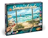 Panorama : Bringen Sie den Strand und das Meer, durch das Gemälde, zu sich nach Hause, Angenehme Farben runden das Motiv ab und sorgen für einen tollen Touch in jedem Zimmer