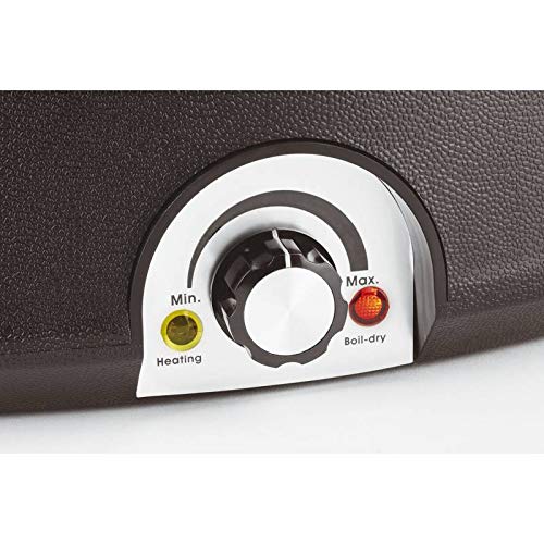 Paderno Zuppiera Elettrica Lt 10 Pp Inox Nero