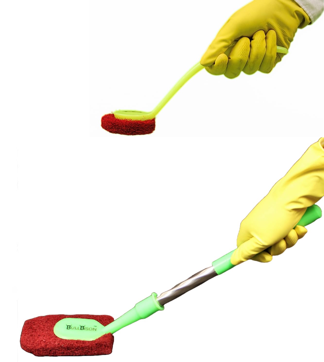 BULLBISON 2 Piece Multipurpose Scrubber for Bathroom Kitchen Floor Sink Basin Tiles Bathtub, Sink Basin Cleaning Scrub Brush , Multipurpose Scrubber with Steel Handle. (B0D45DWG6V) Amazon Price History, Amazon Price Tracker