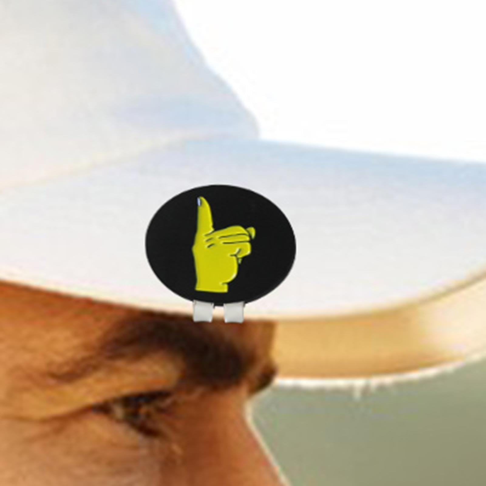 Generico Golf Marker Hat Clip, Magnetic Golf Ball Marker Holder, Cute Eyes Design Metal Tool, Easy-Attach Accessory Clamp For Family And Friends, 1.18x0.98 Inches - Foto 8