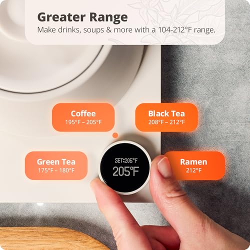 Greater-Goods-Electric-Gooseneck-Kettle-1200W-Stainless-Steel-with-Precision-Temperature-Control-Fast-Boil-BPA-Free-Ideal-for-Pour-Over-Coffee-and-Tea1L-Birch Greater Goods Electric Gooseneck Kettle 1200W Stainless Steel with Precision Temperature Control Fast Boil BPA Free Ideal for Pour Over Coffee and Tea1L Birch