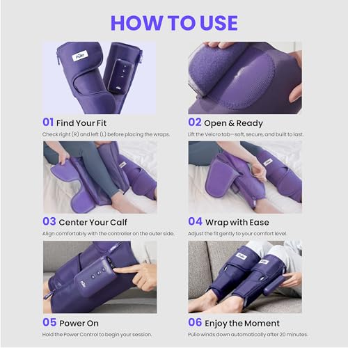 Dispositivo de Cuidado para Piernas V2 con Controlador Morado miniatura 6