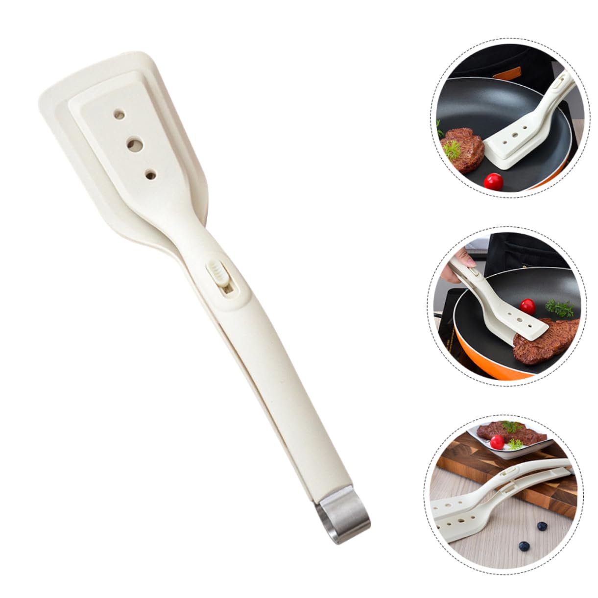 MAGICLULU 5stücke Silicone Spatula Tongs Nonslip Cooking Tool Für Grill Und Küche Hitzebeständige Silikonmaterial Servieren Und Wenden Von Lebensmitteln