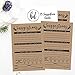 Hadley Designs 25 4x6 Rustic Feedback Comment Suggestion Card Forms for Customer Complaints, Business, Blank Refill Paper, Kraft Pad for Client Contact Info for Wooden or Metal Lock Box Holders
