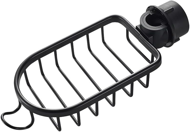 Multi Layer Exquisite Design, Easy Storage of Kitchen and Bathroom Supplies, no Need for Drilling Installation, Convenient and Practical Black