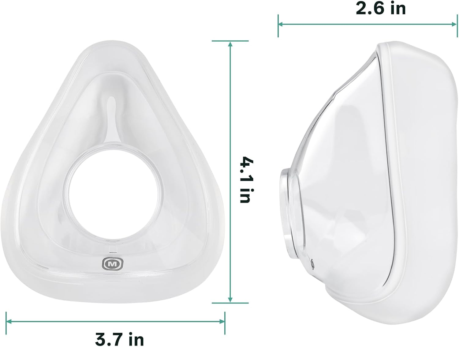 Replacement Cushion for AirFit F20, Compatible with Original Airfit F20 Frame, Premium Seal & Ultra-Comfortable Fit, Full Face CPAP Mask, Medium, 3 Packs