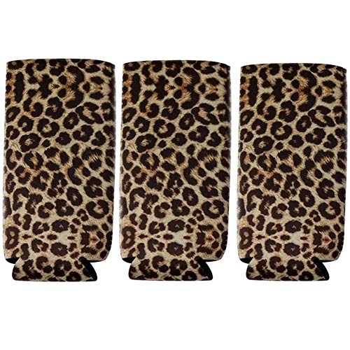 3pcs Neoprene Slim Can Sleeves Covers Collapsible Beer Beverage Coolers for 12oz Slim