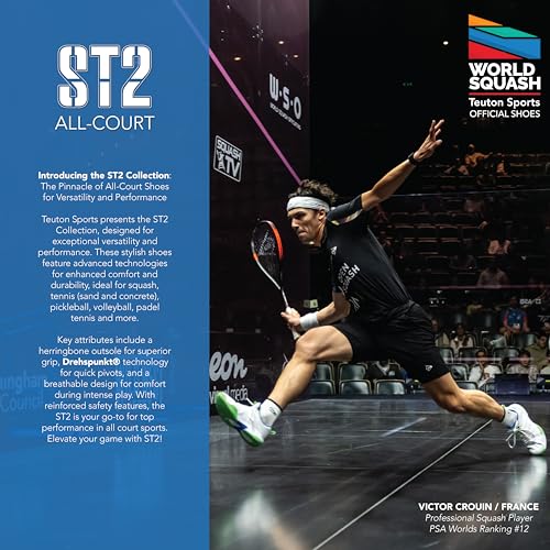 Tenis unisex   Teuton Sports ST2          para todo tipo de cancha en tallas 37 a 48 7