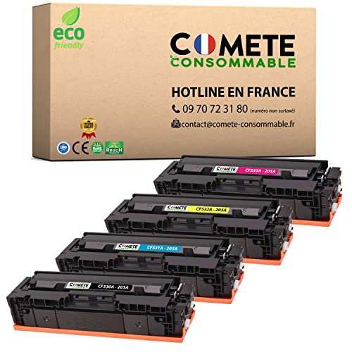 Toner HP 205A CF530A haute précision COMETE pour imprimante Color LaserJet M154a M181fw