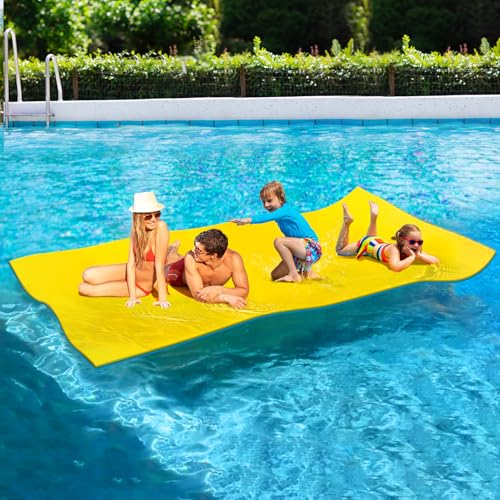 Lily Pad Floating Mat with Bungee Tether