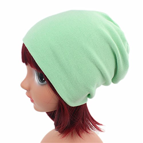 Qhome Children Plain Jersey Beanie Boys Girls Soft Slouchy Baggy Hat Warm Skull Cap for Kids Unisex4