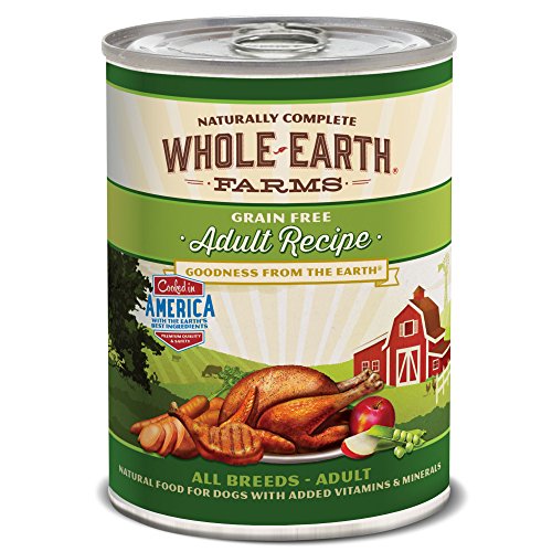 Whole Earth Farms Grain Free All Breed Wet Dog Food Adult (12) 12.7 oz Cans