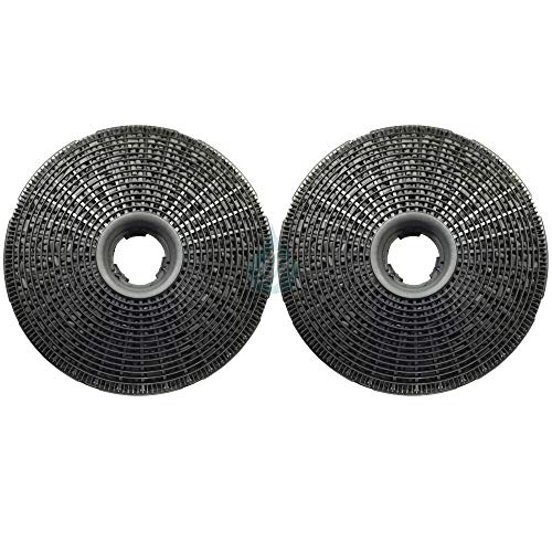 Solution Ahead - 2 Filtres Anti-Odeur au Charbon Actif pour Hotte, Compatibles avec Best 190