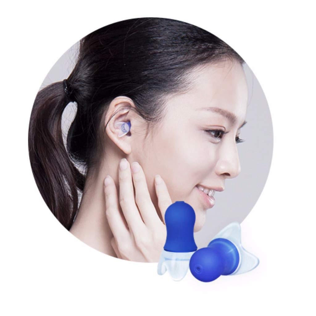 Bouchons d'oreille en silicone for les voyages, les vols et la réduction du bruit – Protection auditive confortable for tous les environnements