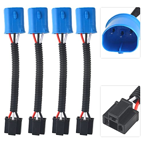 Faisceau de câbles 9007 mâle vers H4 femelle de conversion en PVC pour phares