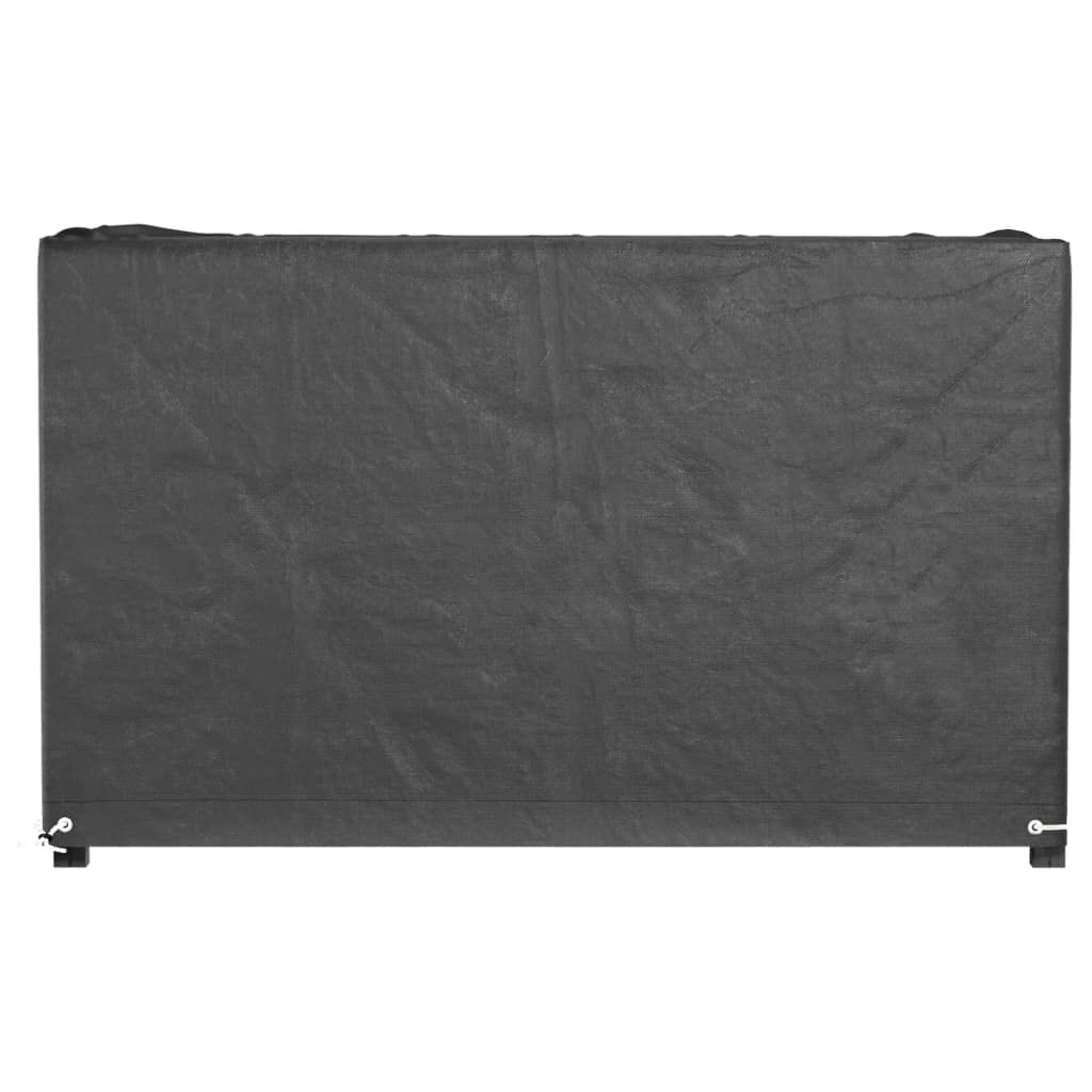 Akcesoria do mebli ogrodowych, pokrowce na meble ogrodowe, 2 szt., 8 oczek, 160 x 120 x 75 cm, prostokątne meble