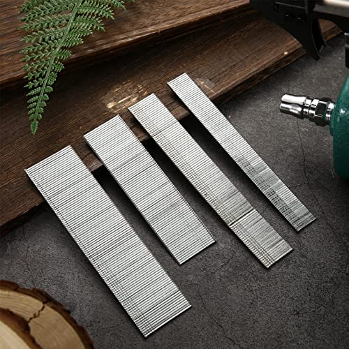 2000 Pieces 18Ga Brad Nails Galvanized Finish Nail Galvanized Brad Nails 5/8 Inch-500, 3/4 Inch-500, 1 Inch-500, 1-1/4 Inch-500 With Storage Box For Repairing Molding Cabinetry Building Assembly #TOP6