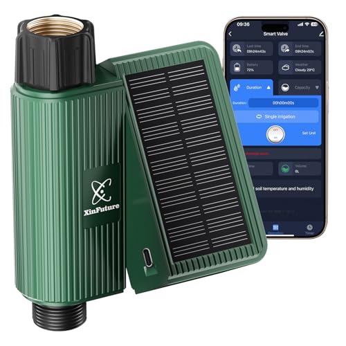 Programmateur Arrosage Automatique Solaire, Minuterie Arrosage Automatique pour Jardin, Système...