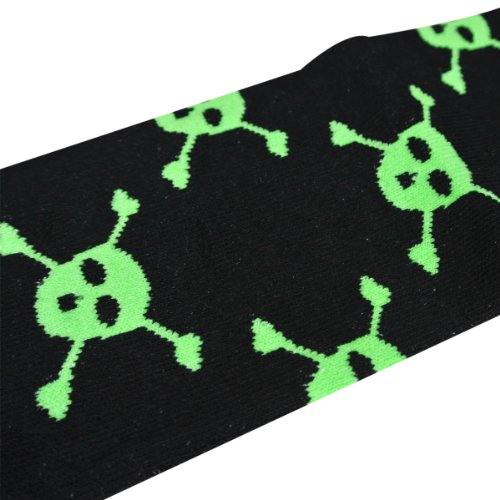 Wrapables Animals and Fun Colorful Baby Leg Warmers - Skulls Green2